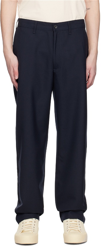 Photo: Sunflower Navy Soft Trousers