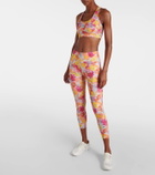 Adidas by Stella McCartney Printed sports bra