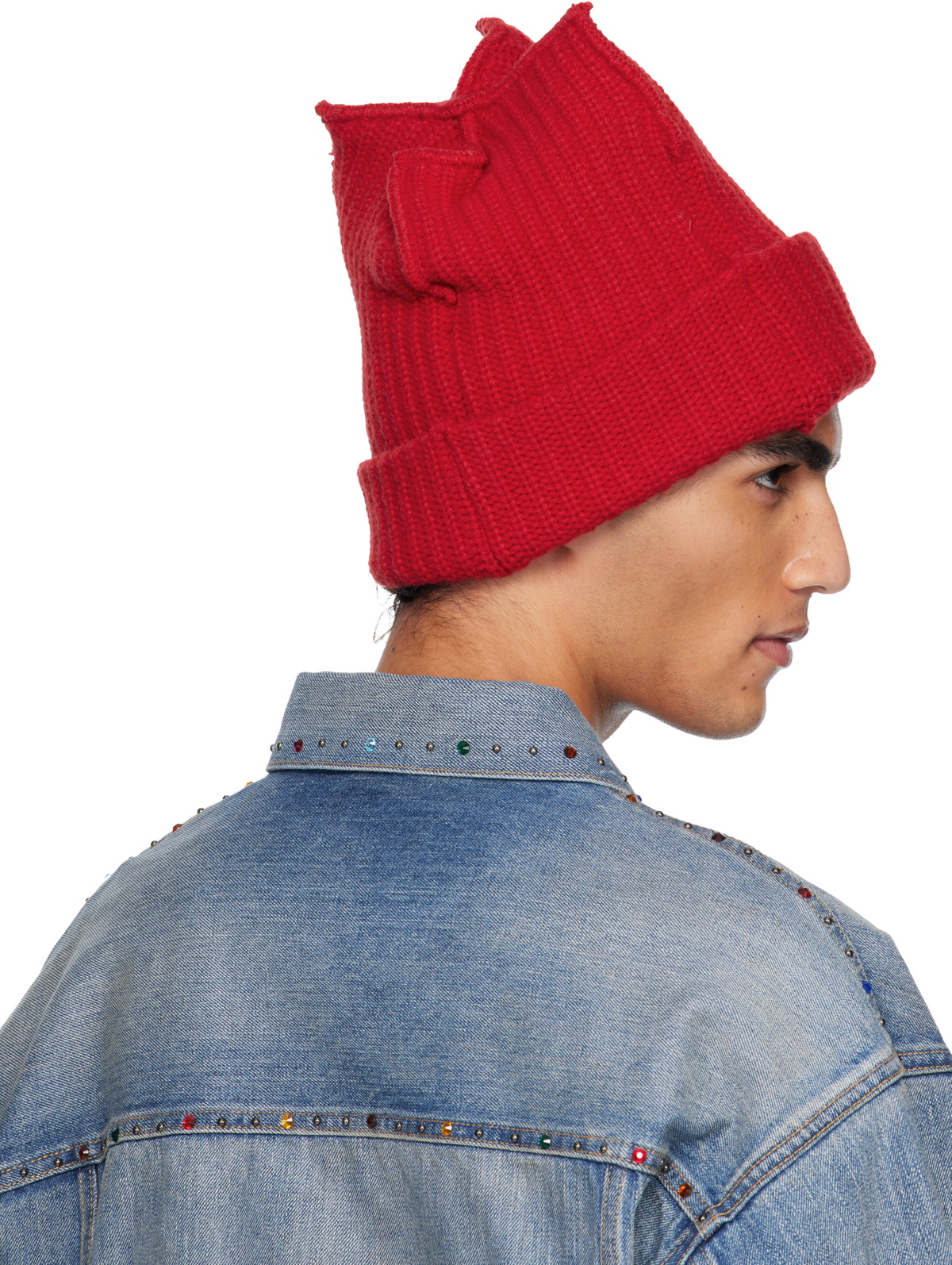 Charles Jeffrey LOVERBOY Red Box Beanie