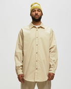 Drôle De Monsieur La Chemise Drôle Fleurie Beige - Mens - Longsleeves