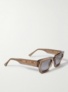 AHLEM - Magenta Square-Frame Acetate Sunglasses
