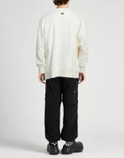 Palm Angels Mens Sweatshirt in Off white
