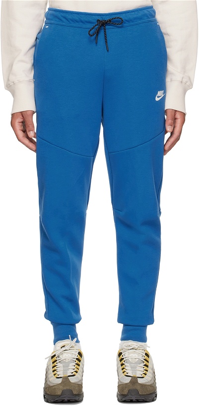 Photo: Nike Blue Cotton Lounge Pants