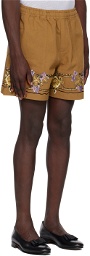 Bode Brown Autumn Royal Shorts