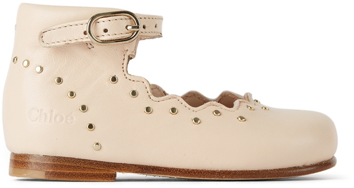 Photo: Chloé Baby Pink Studded Ankle Boots