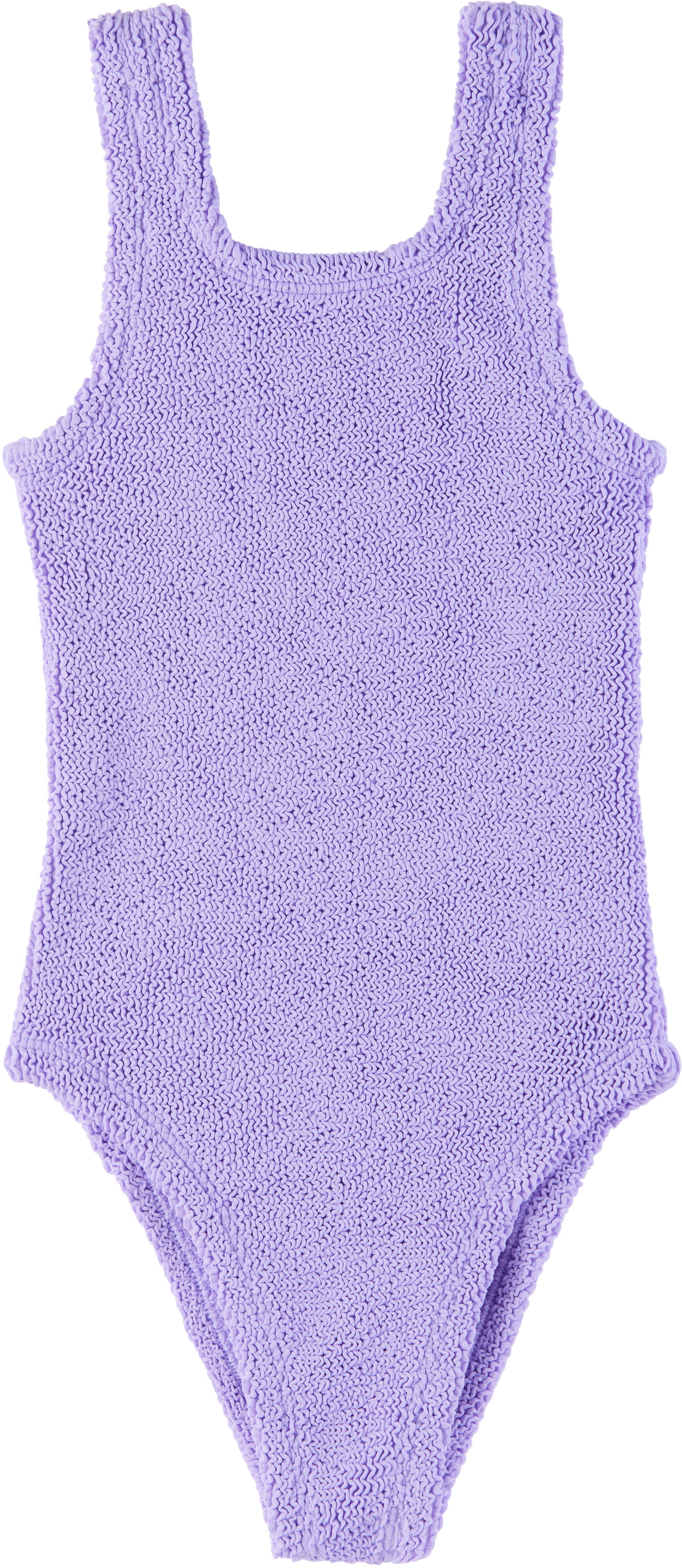 HUNZA G Girls Classic Swimsuit in Pink