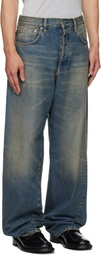 Sunflower Blue Wide Twist Jeans