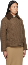Max Mara Wool Herringbone Jacket