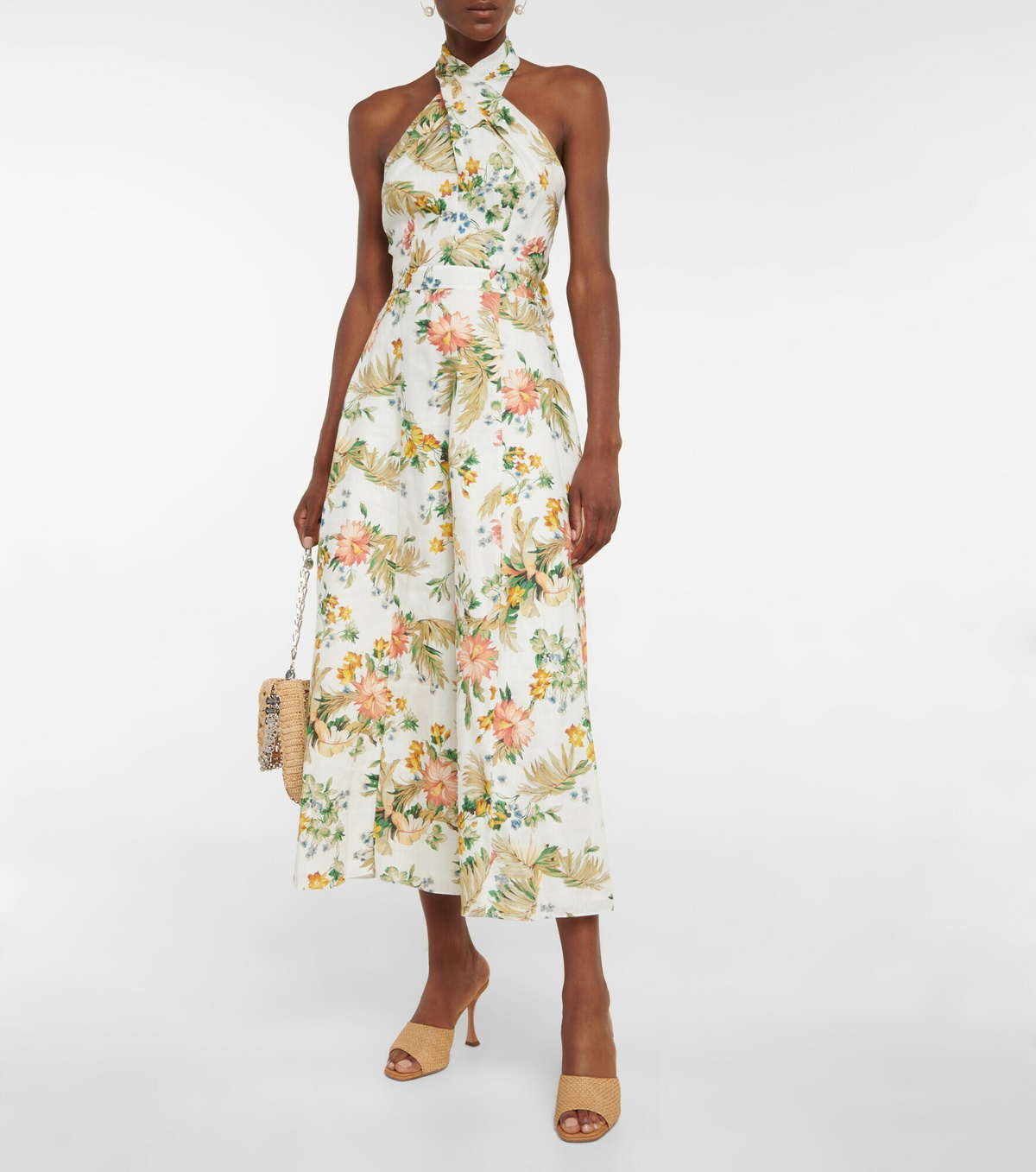 Erdem - Vacation Selene floral linen midi dress Erdem
