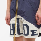 Rhude Men's Yachting Short in Navy/Cream