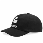 Isabel Marant Men's Tyron Logo Cap in Black/Ecru