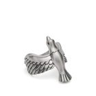 Serge DeNimes Men's Dove Ring in Silver 