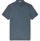James Perse - Slim-Fit Supima Cotton-Jersey Polo Shirt - Blue