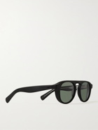 GARRETT LEIGHT CALIFORNIA OPTICAL - Harding X Round-Frame Matte-Acetate Sunglasses