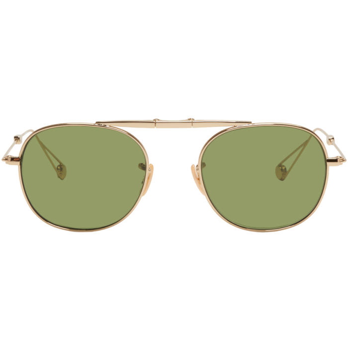 Photo: Garrett Leight Gold Van Buren Sunglasses