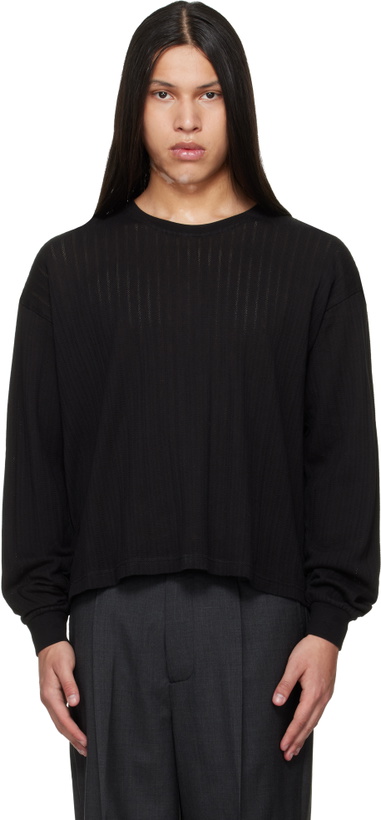 Photo: mfpen Black Relaxed LS T-shirt