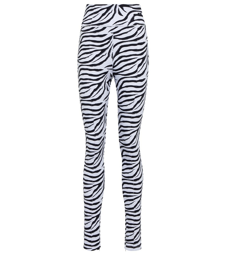 Photo: Rotate Birger Christensen Elodie zebra print high-rise leggings