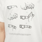 Sunnei Men's Print T-Shirt in Off White