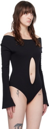 Courrèges Black Drop Bodysuit