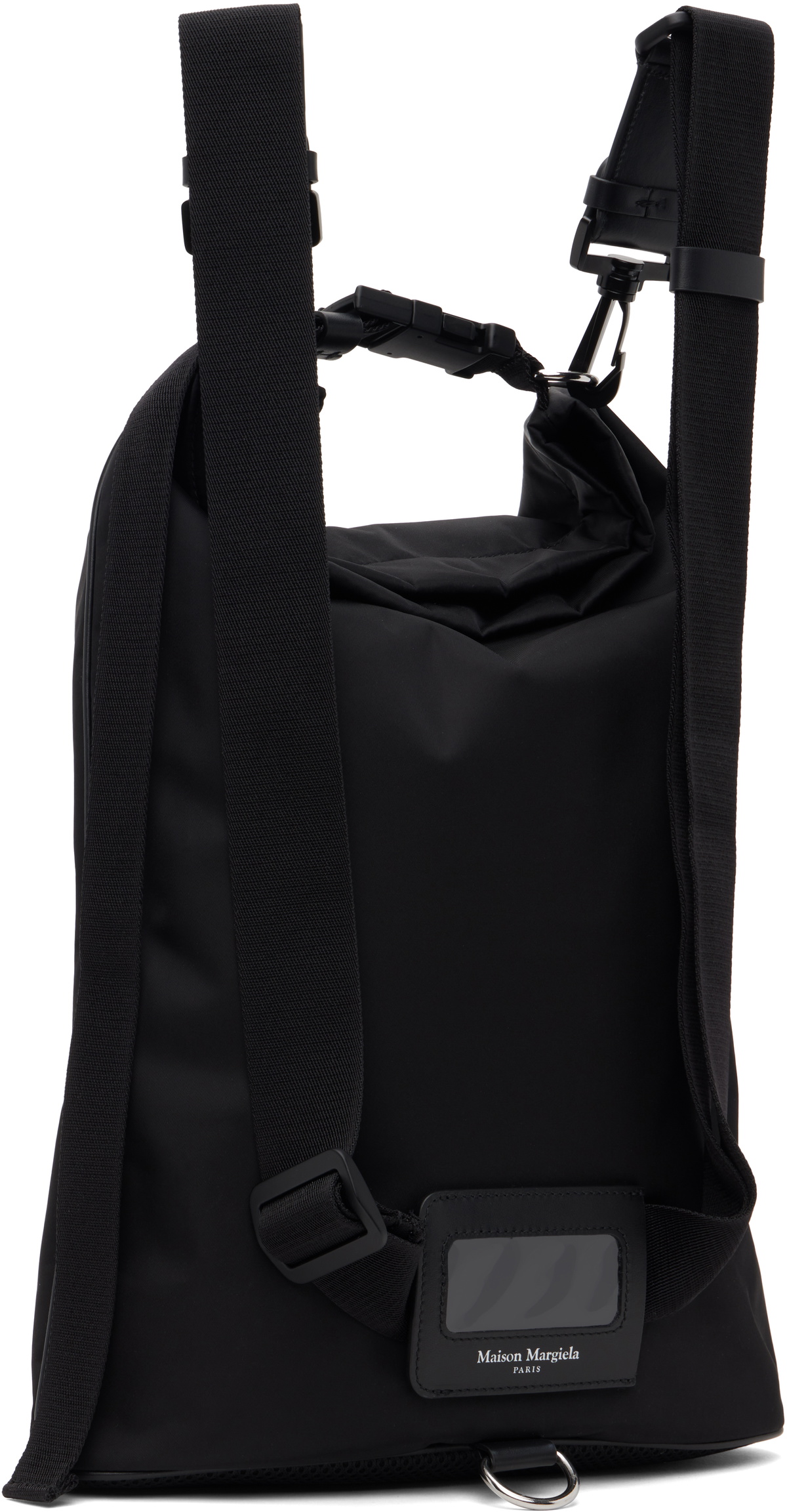 Maison Margiela Black High Tech Roll Up Backpack