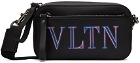 Valentino Garavani Black VLTN Neon Crossbody Bag