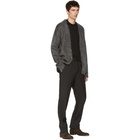 Brioni Grey Mohair Cardigan