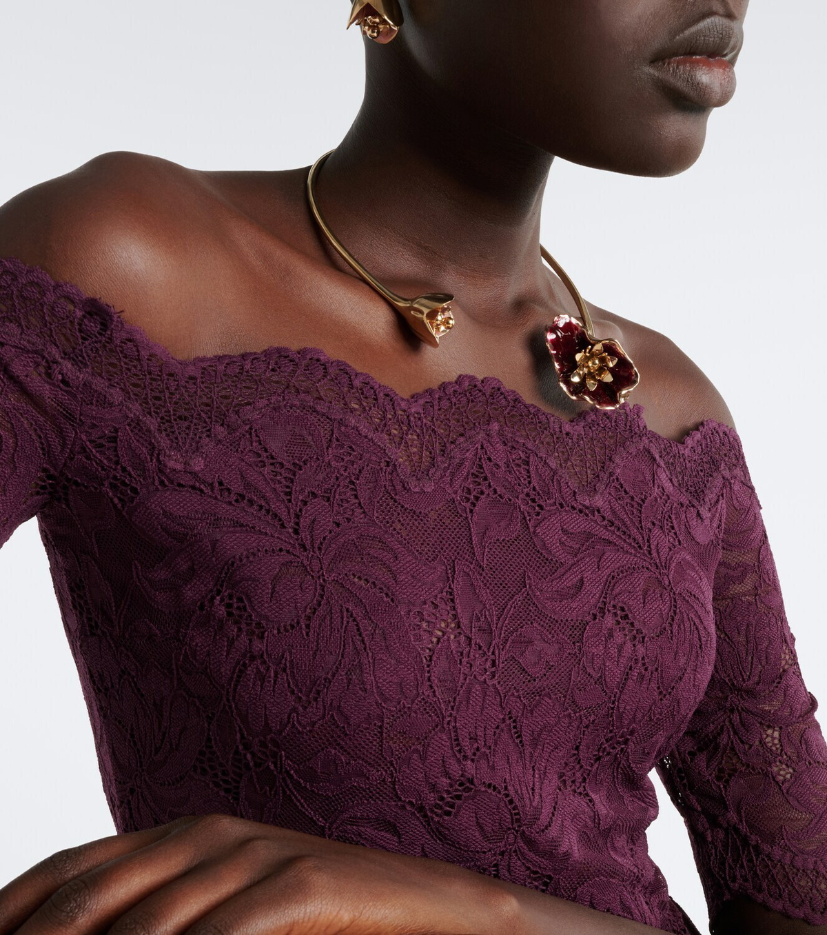 Rabanne Floral cuff