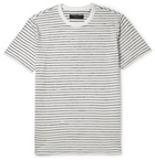 rag & bone - Striped Cotton-Blend Jacquard T-Shirt - Ivory