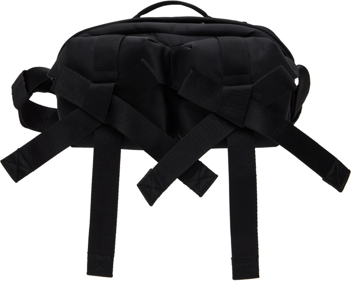 Photo: Simone Rocha Black Beaded Classic Bow Crossbody Bag