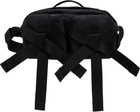 Simone Rocha Black Beaded Classic Bow Crossbody Bag