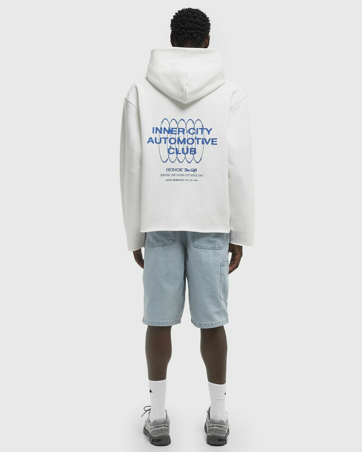 Honor The Gift SPEEDBIKE HOODIE White Mens Hoody