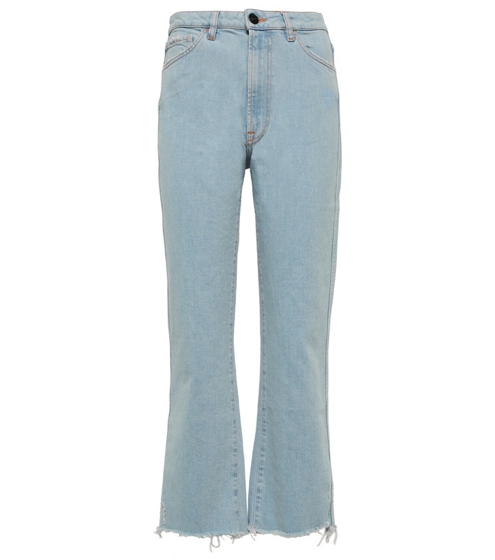 Photo: 3x1 N.Y.C. Emma Sneaker high-rise flare jeans