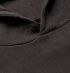 Rhude - Oversized Logo-Embellished Loopback Cotton-Jersey Hoodie - Men - Gray