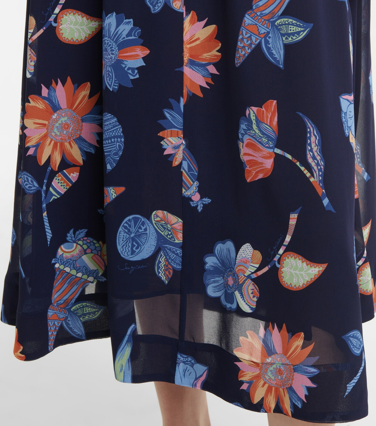 See By Chloe - Floral georgette midi dress