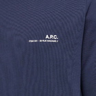 A.P.C. Men's Chest Logo Sweat in Dark Navy