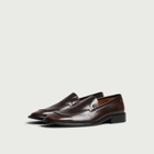 Acne Studios Men's Bassel Le Loafers in Dark Brown