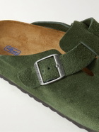 Birkenstock - Boston Suede Sandals - Green