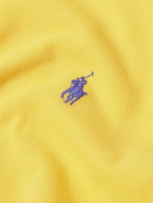 Polo Ralph Lauren - Slim-Fit Logo-Embroidered Cotton-Piqué Polo Shirt - Yellow