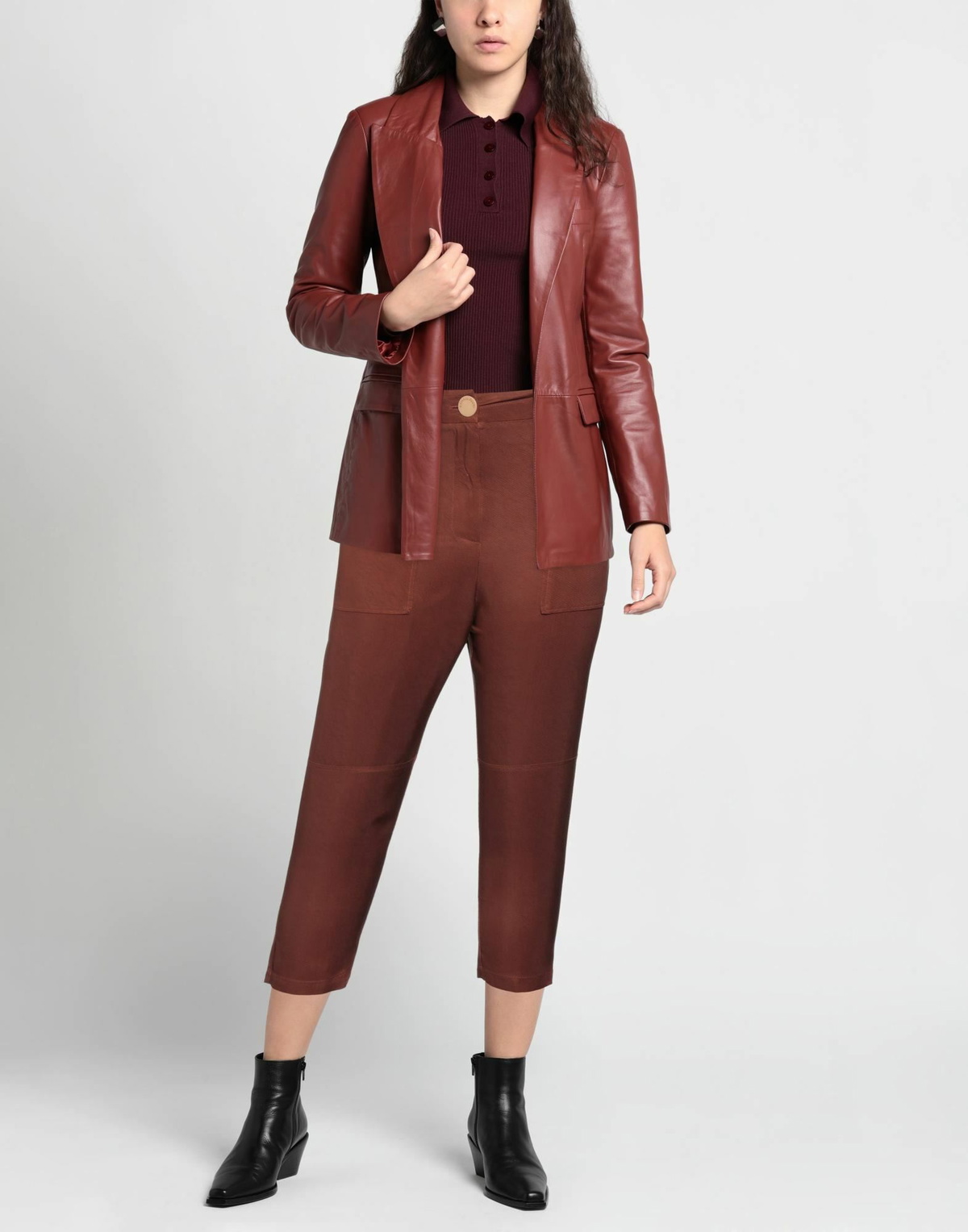 Alessia Santi Womens Pants in Brown