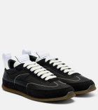 McQueen EC1 suede-trimmed sneakers