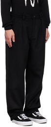 Pop Trading Company Black Printed Trousers