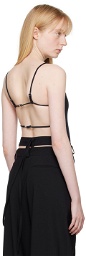 Jade Cropper Black Open Back Bodysuit