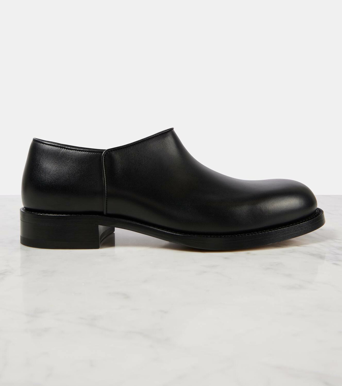 The Row Nobilis leather Derby shoes