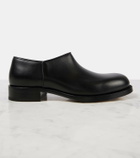 The Row Nobilis leather Derby shoes