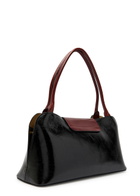 Versace Medium Glossed Leather Shoulder bag - Black - One Size