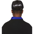 Lanvin Black Nylon Logo Baseball Cap