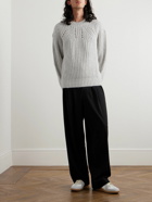 Isabel Marant - Wesley Open-Knit Sweater - Gray