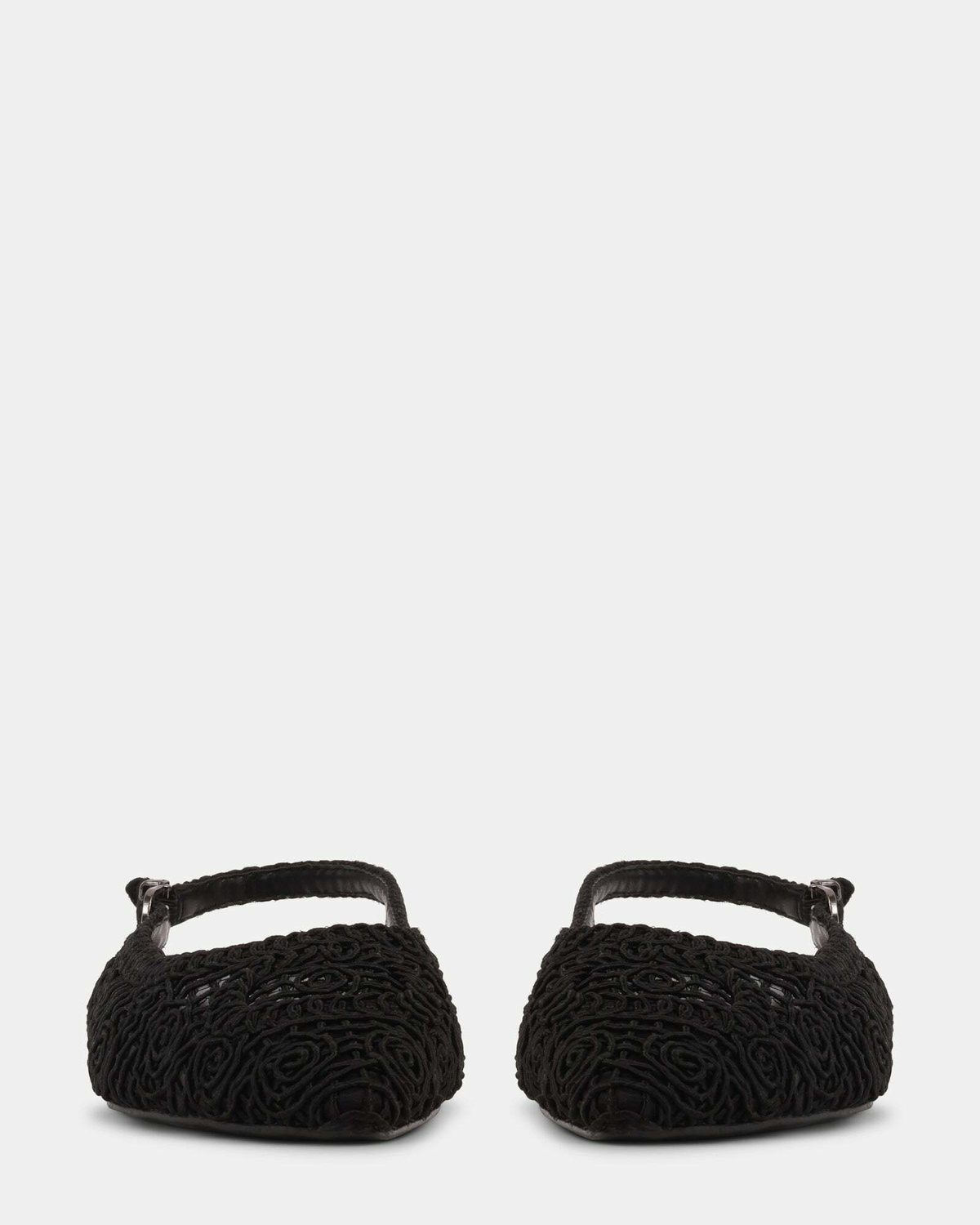 Steve Madden Dace Flats in Black Fabric