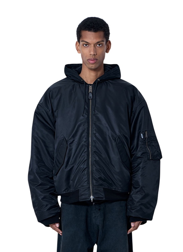 Photo: Balenciaga Hooded Bomber Jacket