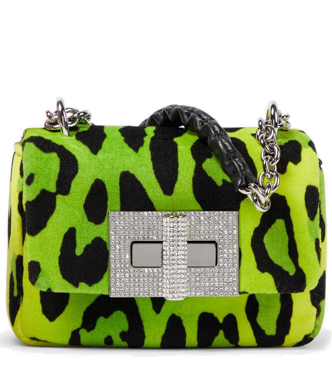 Tom Ford Natalia Mini printed velvet shoulder bag TOM FORD